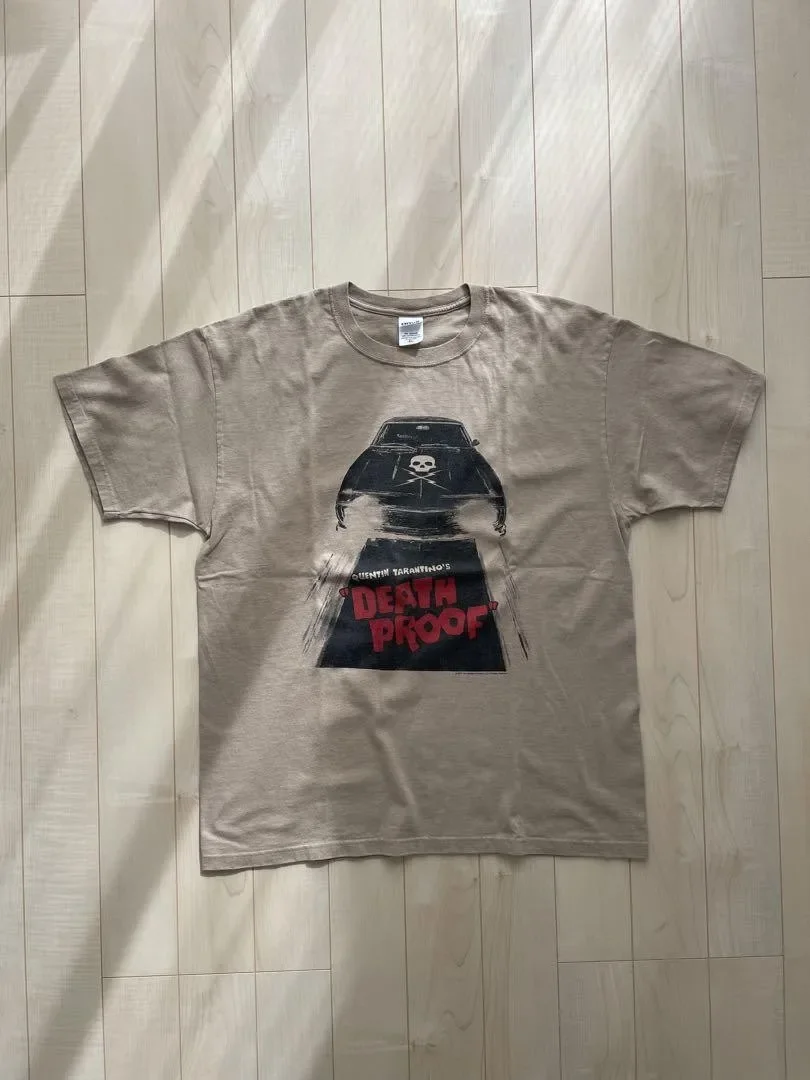 レアな00年代のデス・プルーフtシャツ、タランティーノのデス・プルーフ
