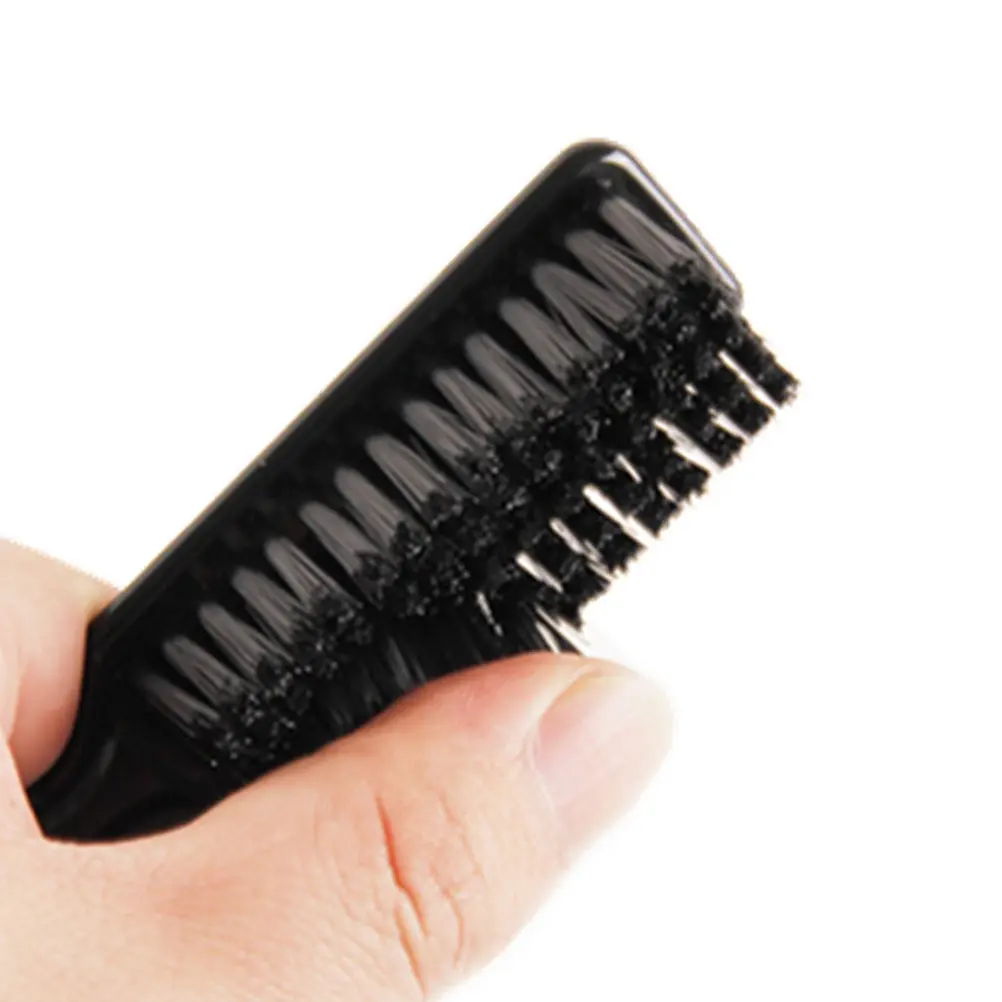 3Pcs Beard Brush Premium Material Comfortable Handle Small Portable Beard Cleaning Styling Brush Men Grooming Gift