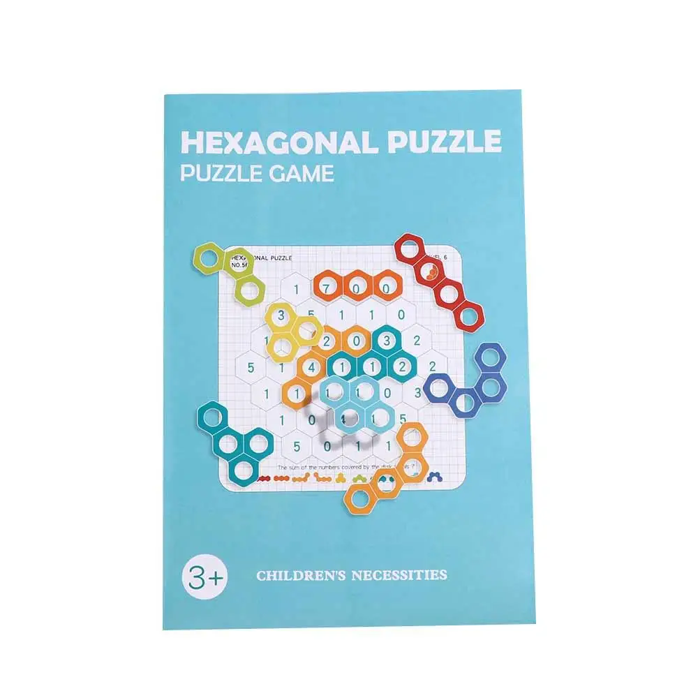 Puzzle a nido d'ape a nido d'ape Giocattoli educativi colorati Giochi di abbinamento di forme digitali Giocattoli educativi matematici Montessori