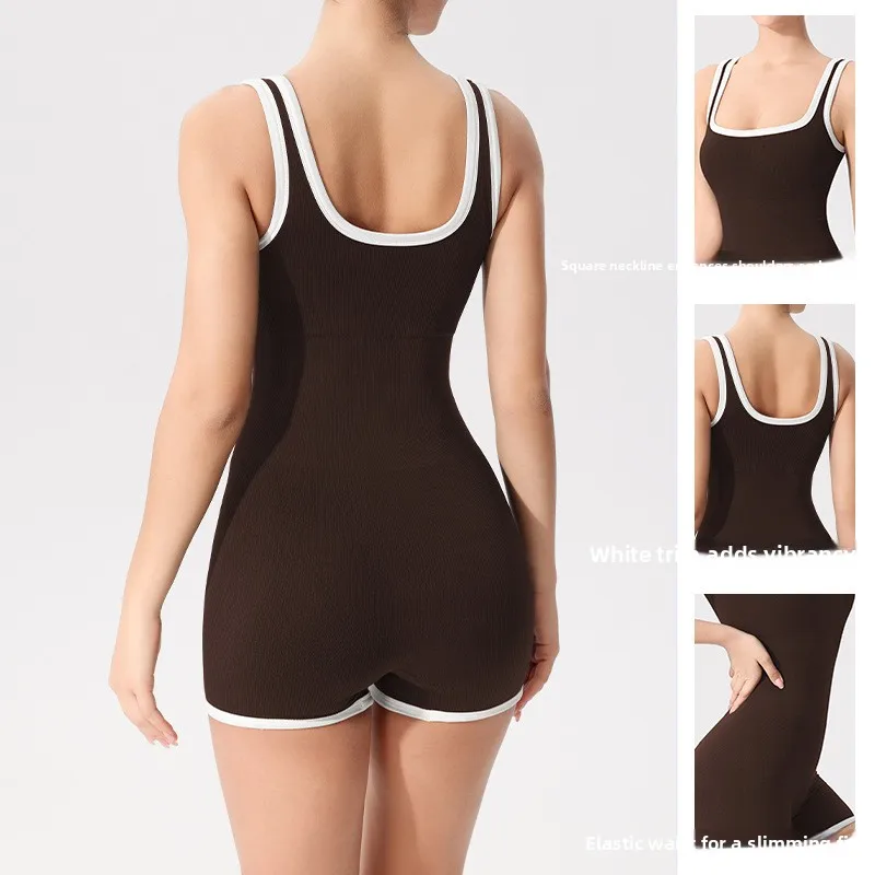 Sl Color Blo 요가 슈트 여성용 원피스 Fitn 의류 슬리밍 디자인 아름다운 Ba 타이트 바디 슈트 스포츠웨어