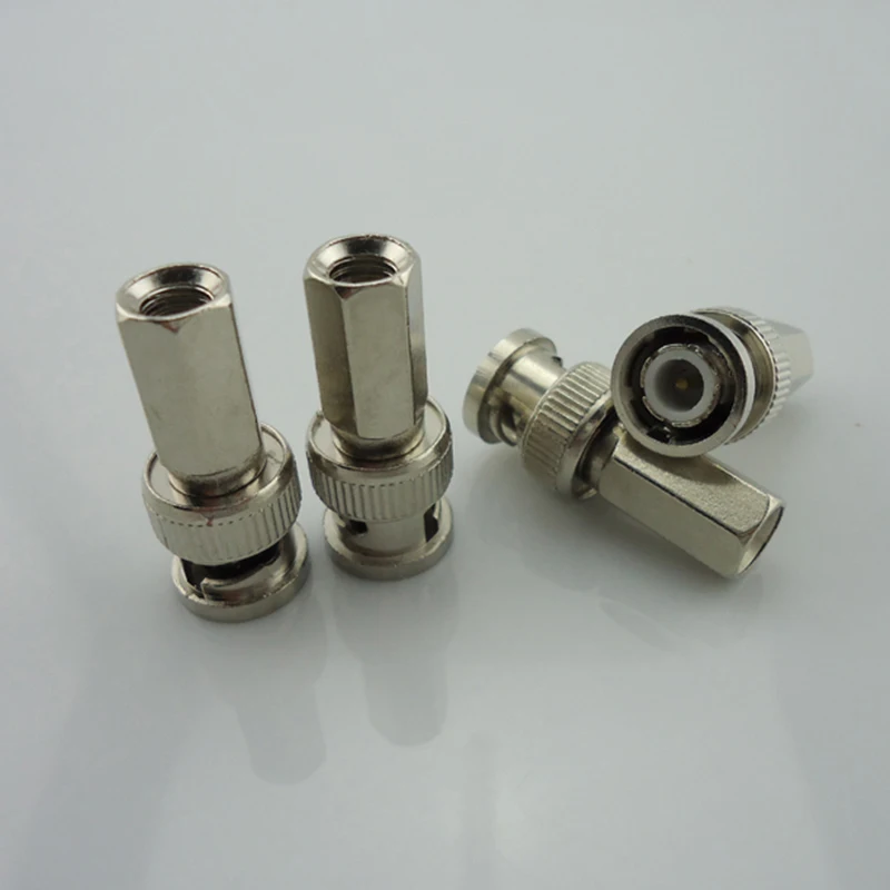 5pcs Twist On BNC Male Plug RF Coax Connector Cable Adapter for CCTV IP Camera Security System C4
