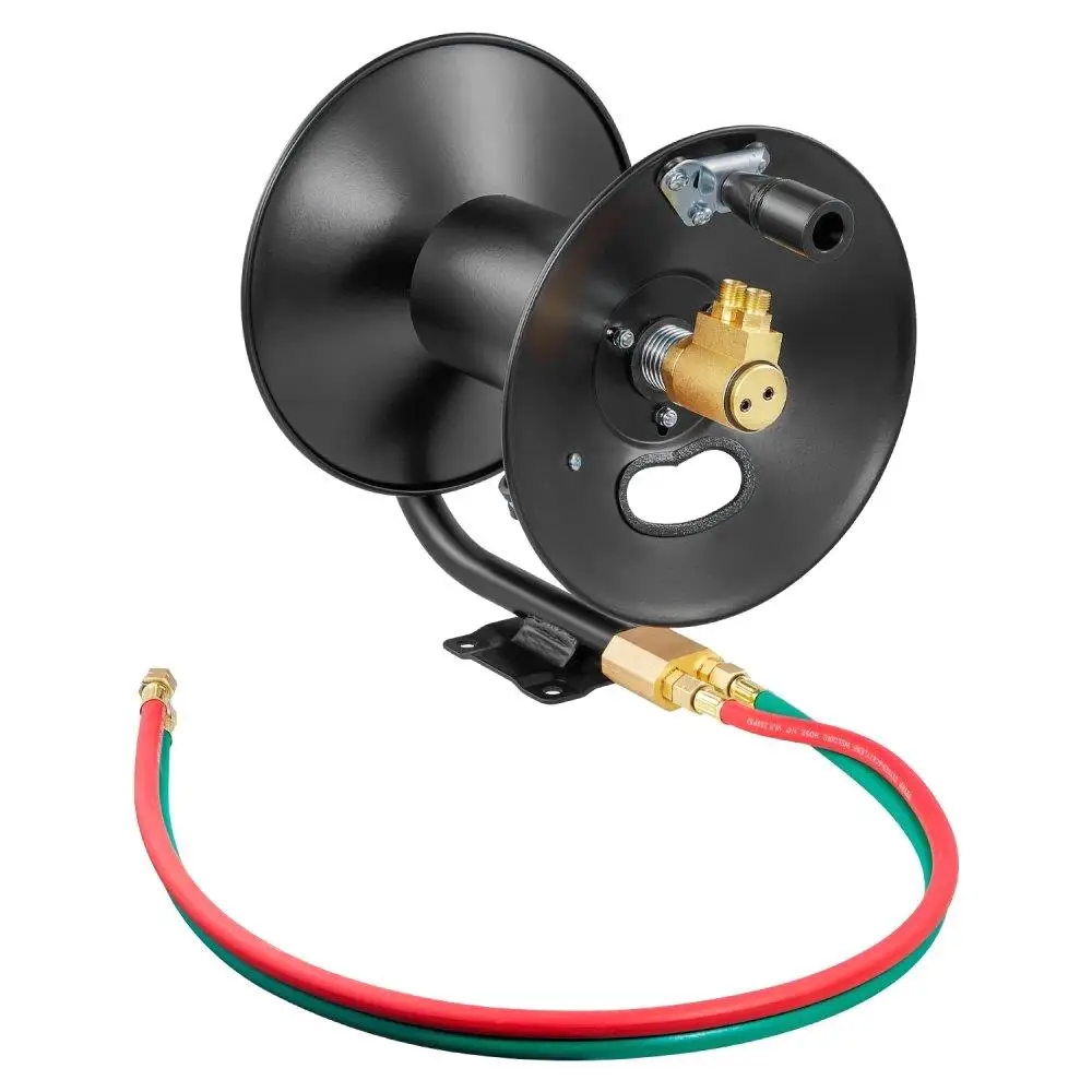 

Welding Hose Reel Hand Crank Rewind Heavy Duty Steel Workshop