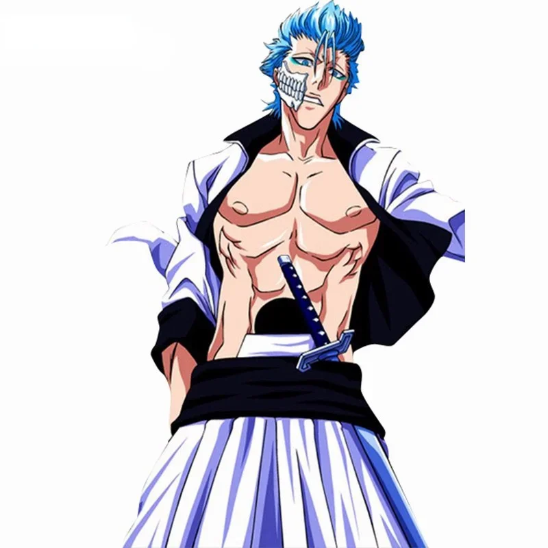 To Over 100 Countries Grimmjow Jaggerjack Fashion Bleach Halloween Cosplay Costume For Men Kids Any Size