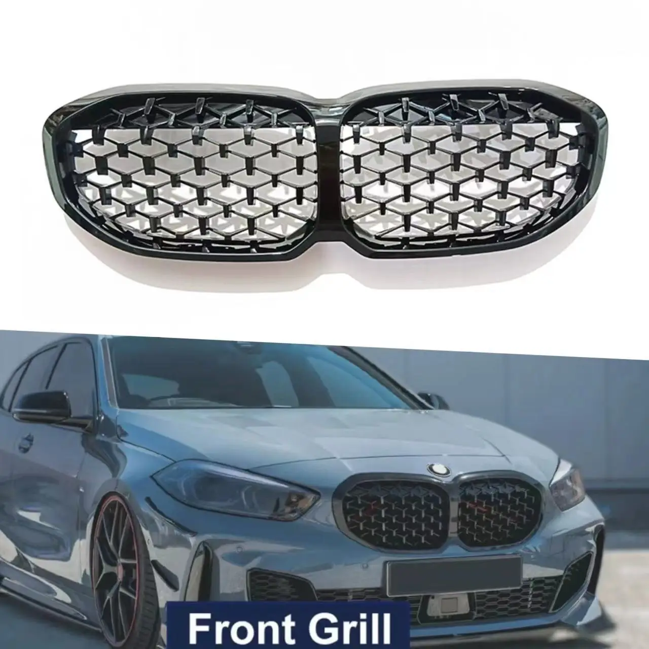 

Suitable for 2020-2024 BMW 1 Series F40 Starry Sky Meteor grille
