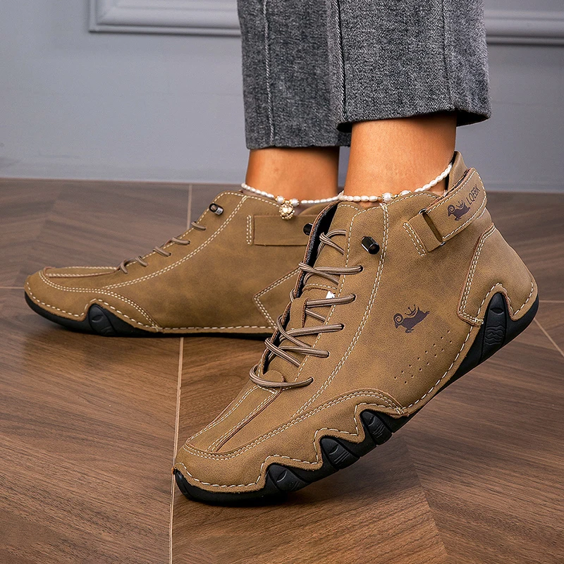 

Summer Men's Lightweight Casual Brand Shoes Breathable Business Leather Shoes Soft Soled Comfortable Casual Loafers Zapatillas