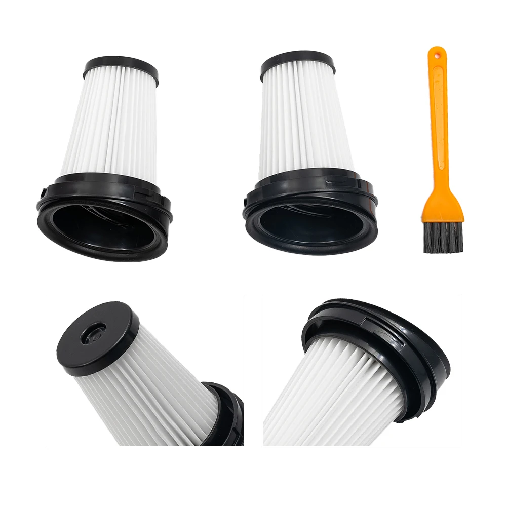 1pc Cleaning Brush & 2Pcs Filters For Gorenje SVC144FBK SVC216FR Dexp Handheld Vacuum Cleaner Filter Accessories Set