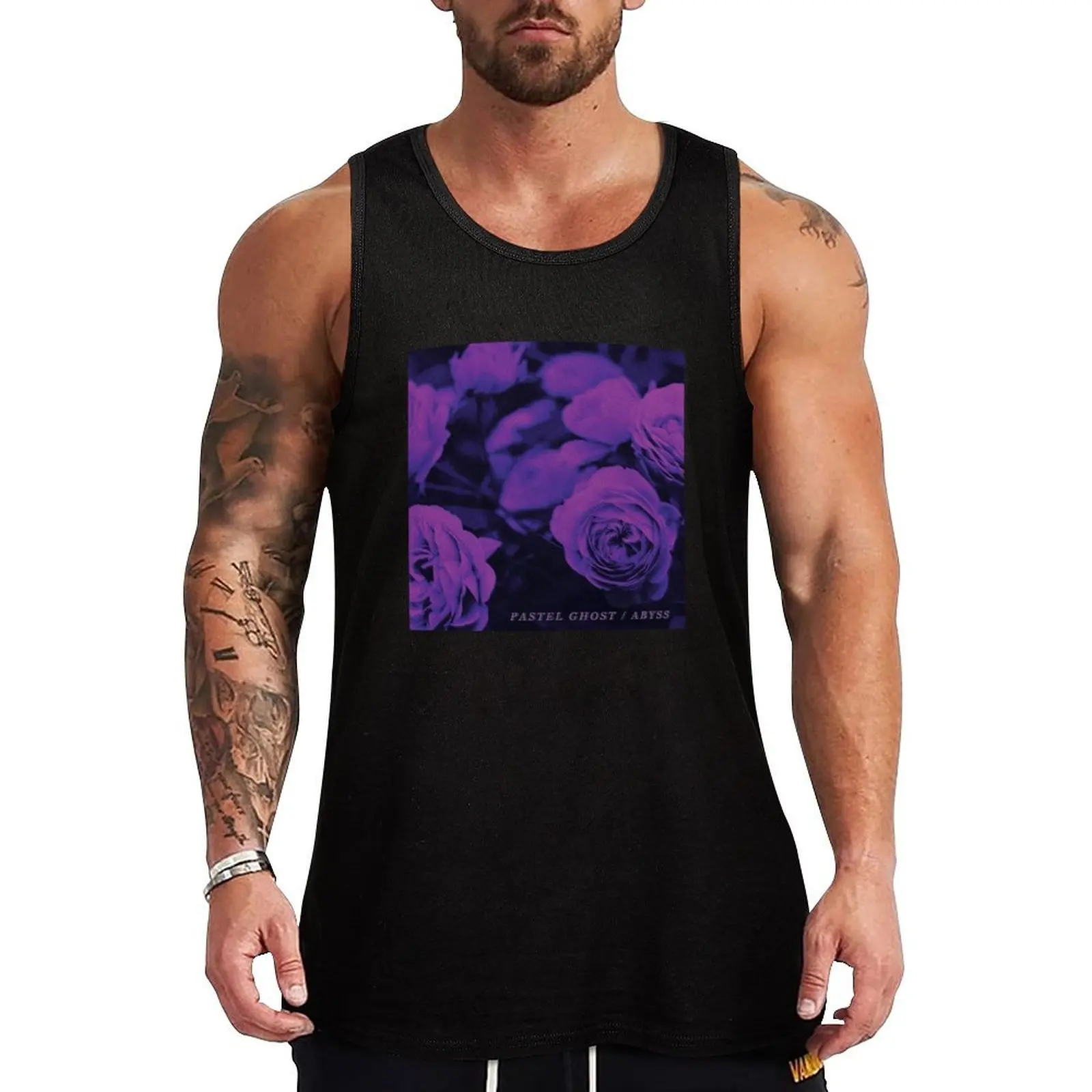 

Pastel Ghost Abyss T Shirt Tank Top Fashion Graphic Tank Top Trendy Print Sleeveless Shirt