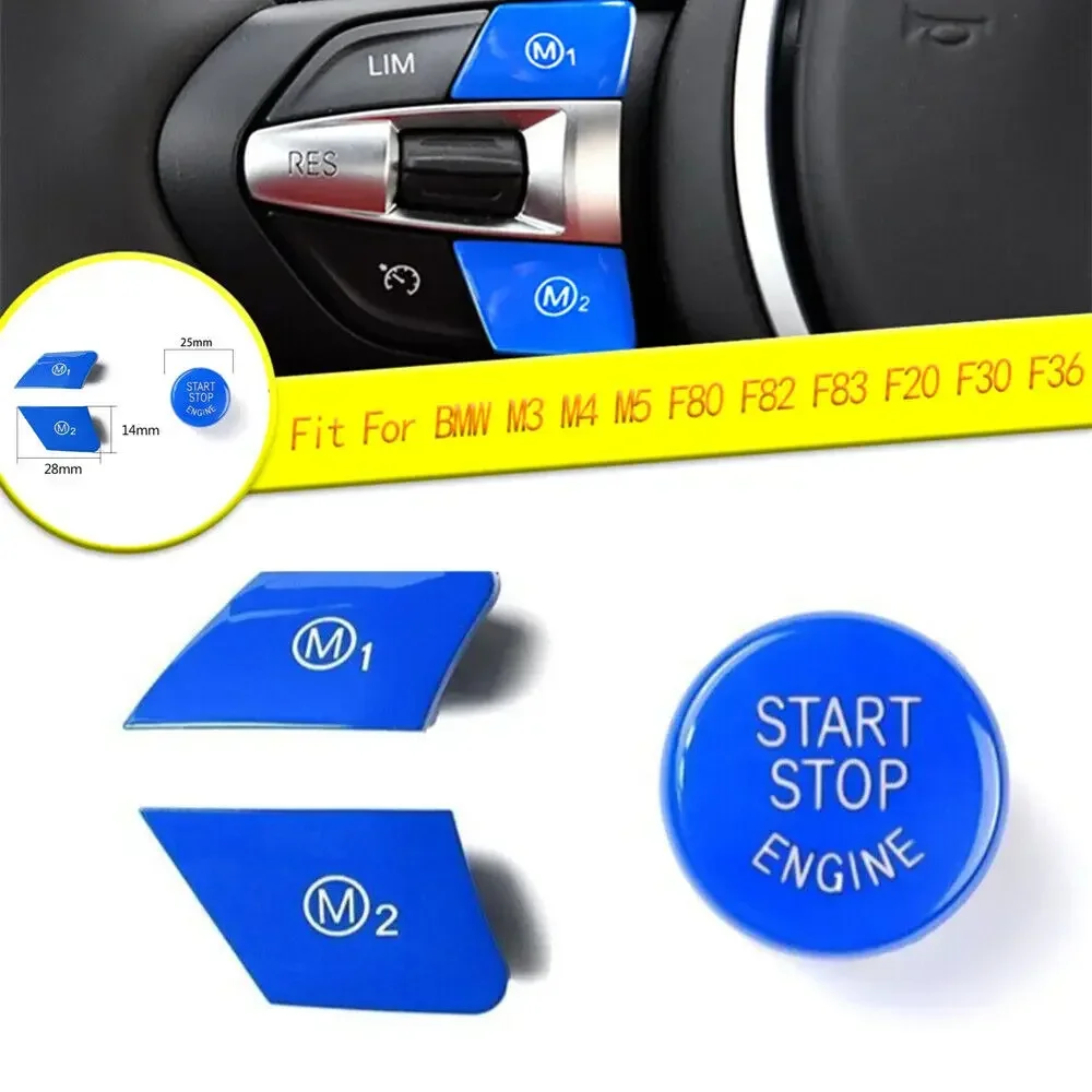 For BMW M3 M4 M5 M6 X5M X6M F80 F82 F83 F10 F21 F30 F32 F33 F36 F06 F12 Car Steering Wheel Button M1 M2 Mode Control Switch