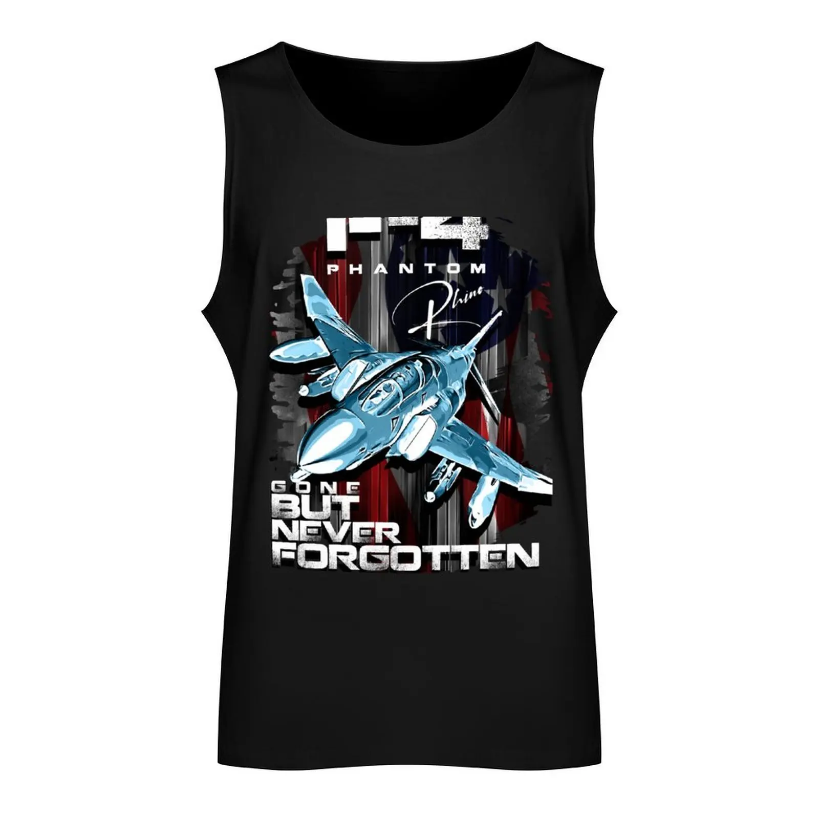 McDonnell F-4 Phantom nicknamed Rhino Gone But Never Forgotten Tank Top male top Men's gym