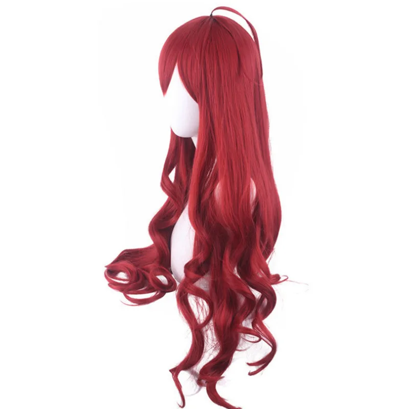 Eris Boreas Mushoku Tensei Red Long Cosplay Wig - Synthetic Hair with Free Cap, Party Costume for Girls Women