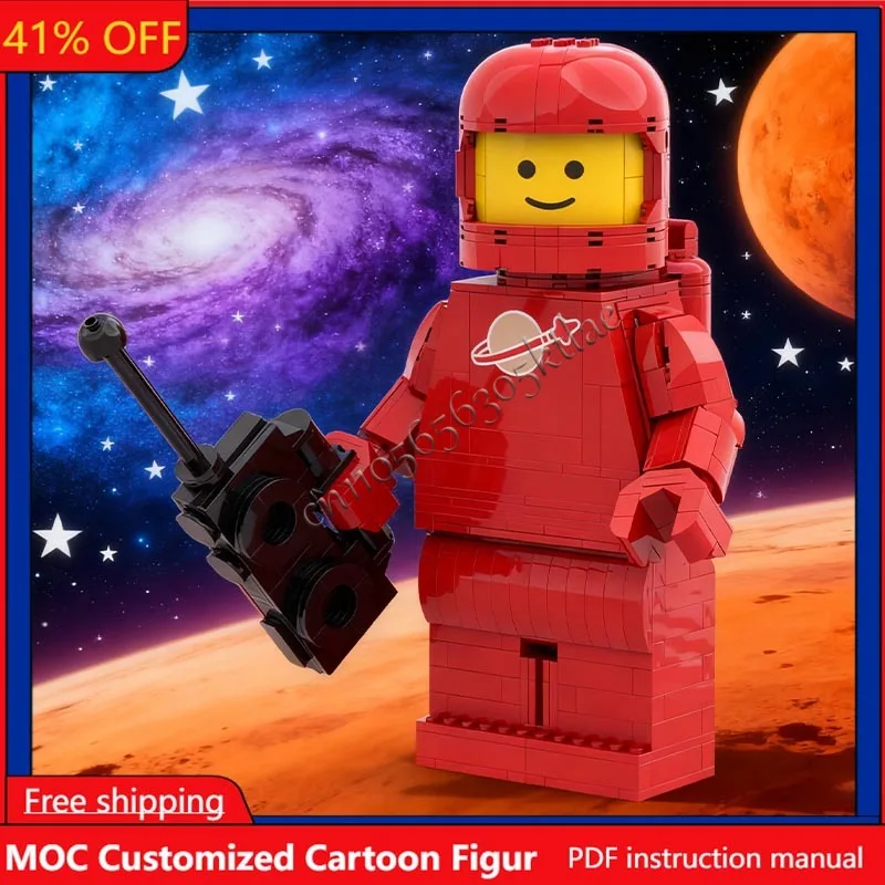 790 個スペース映画 MOC クラシック宇宙飛行士フィギュアブロックモデル DIY クリエイティブアイデア子供のおもちゃ組み立てパズル誕生日ギフトレンガ