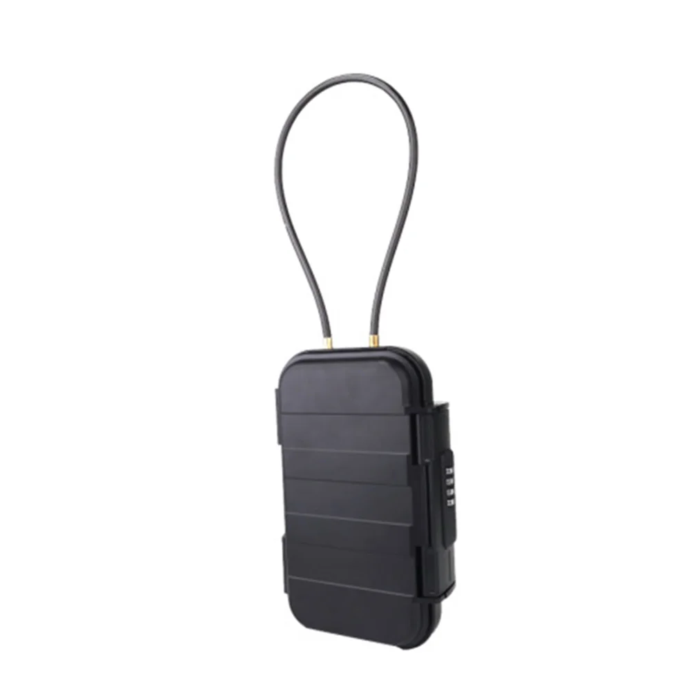 

Outdoor Ready Portable Storage Box with 4-Digit Combination Lock and Water Resistant Design for Wet Environments