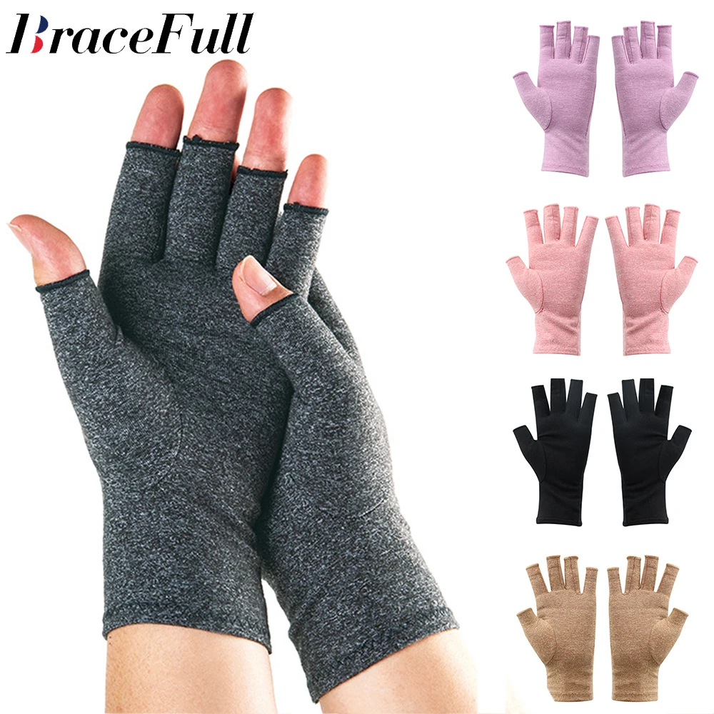 1Pair Arthritis Gloves Touch Screen Gloves Anti Arthritis Therapy Compression Gloves and Ache Pain Joint Relief Winter Warm