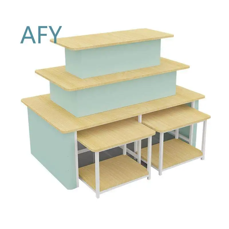 Flowing Water Platform for Zhongdao Display Stand for Mingchuang Merchandise Premium Jewelry Boutique Store Shelf Stand