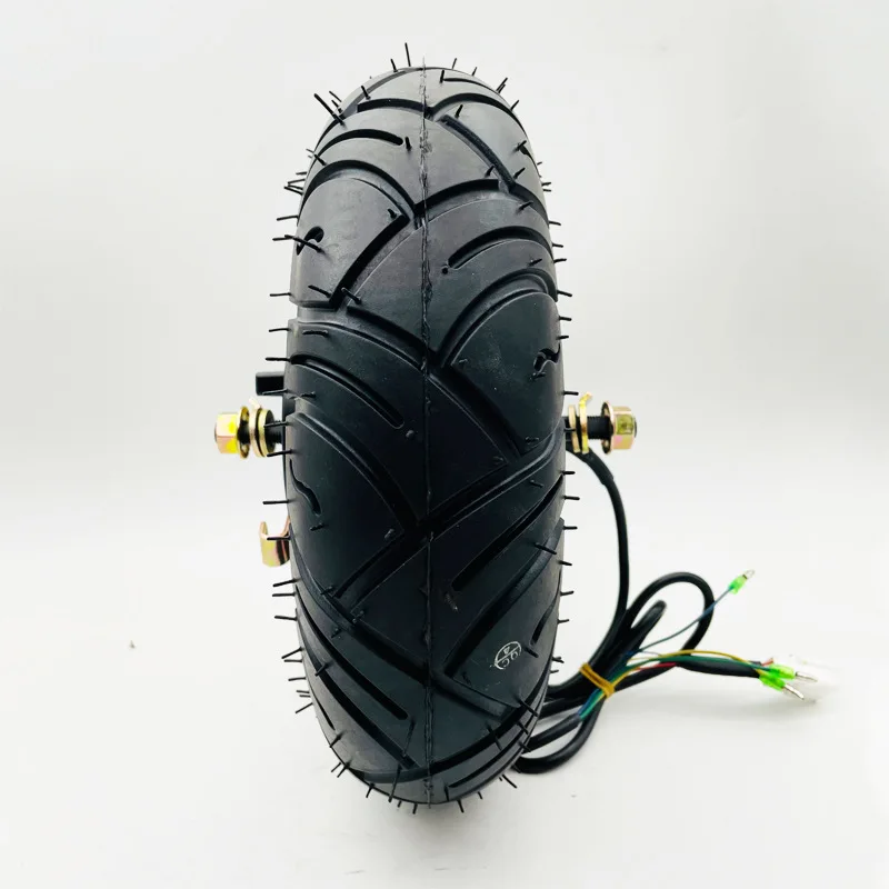 36V 350W Hub Brake Scooter Electric Vehicle Brushless Motor Dual output shafts 10 inch Skateboard Motor With 13 * 5.00-6 wheel