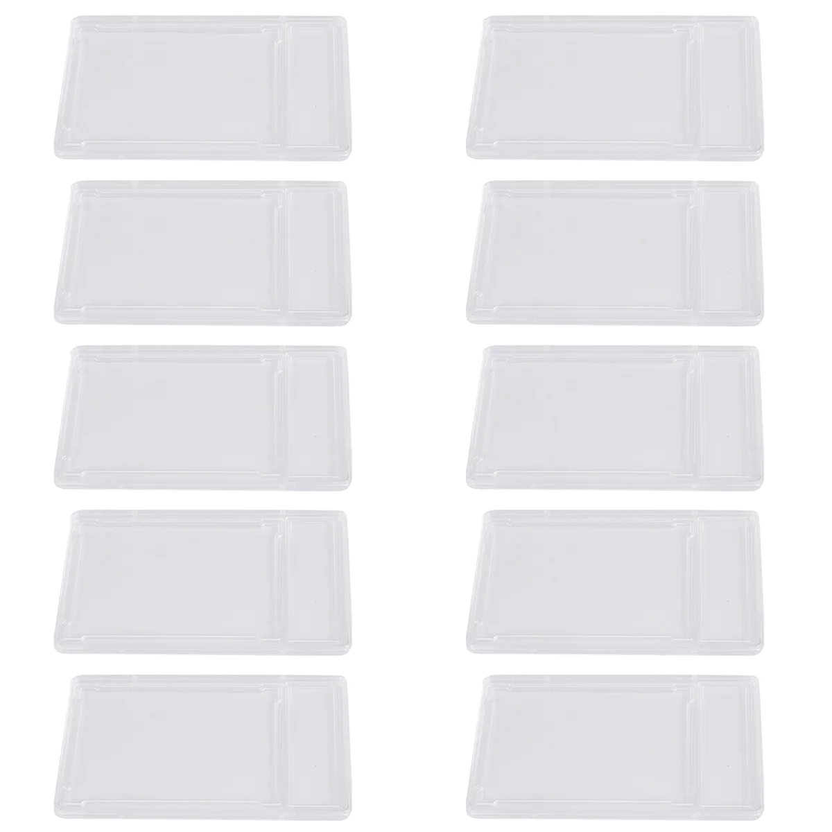 ABPF 10 Pcs Trading Cards Protector Case Acrylic Clear Graded Card Holders with Label Position Hard Card Sleeves