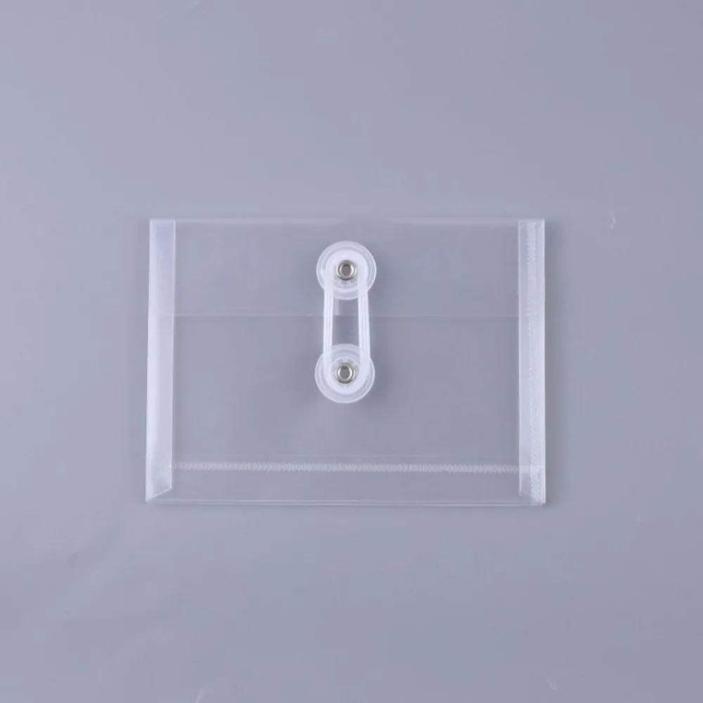 High Quality A5/A6 File Folder Waterproof Transparent File Bag Plastic Filling Organizer School Office