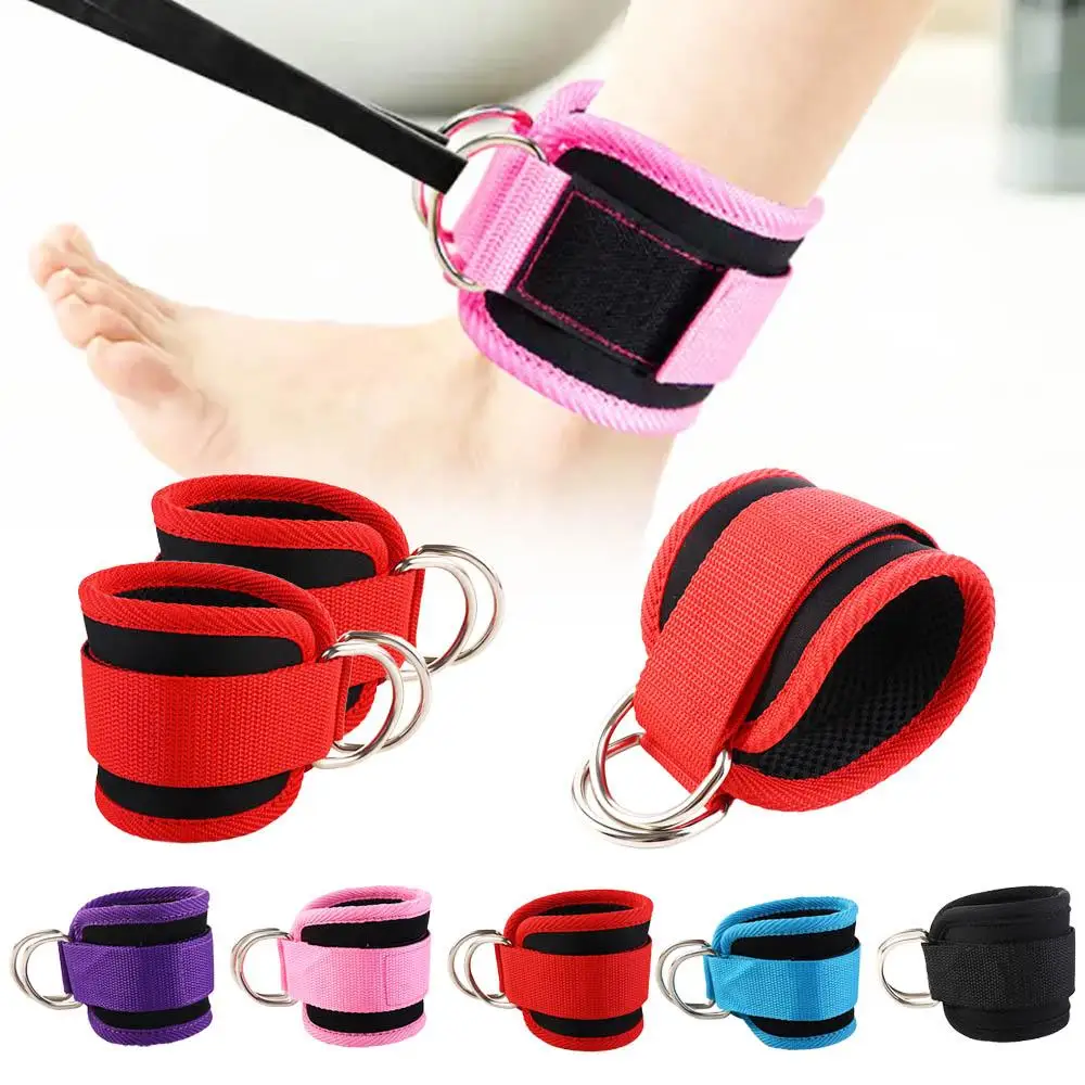 

Legs Strength Ankle Buckle Glute Workouts Leg Strength Trainer Cable Ankle Straps Gym Workouts Double D-Ring Ankle Cuffs
