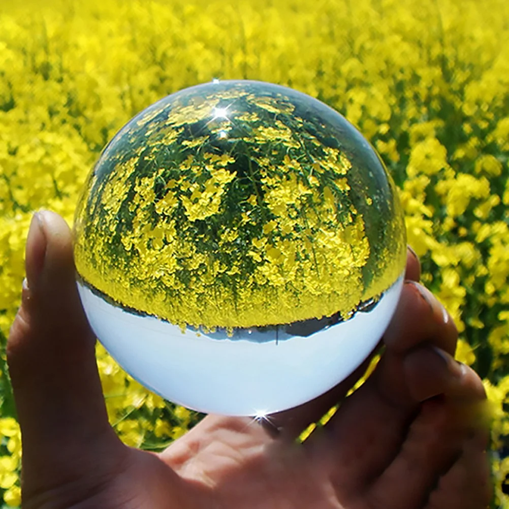 

crystal ball decor reflective crystal clear ball photography crystal ball prop crystal ball sphere