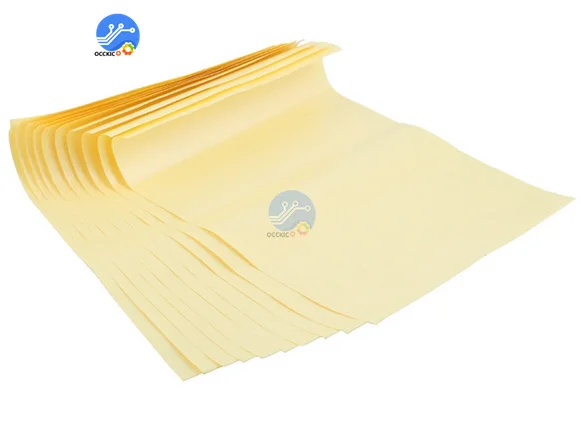 10PCS A4 Toner Heat Transfer Paper For DIY PCB Electronic Prototype Mark Yellow