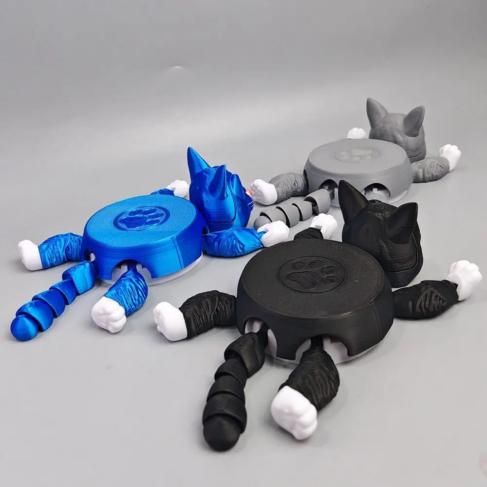 

Crossed Legs&Staring Eyes Panicked Cat Coaster Frightened Cat Press Type Cat Cup Pad Quirky Toys Mug Holder Anti-scald