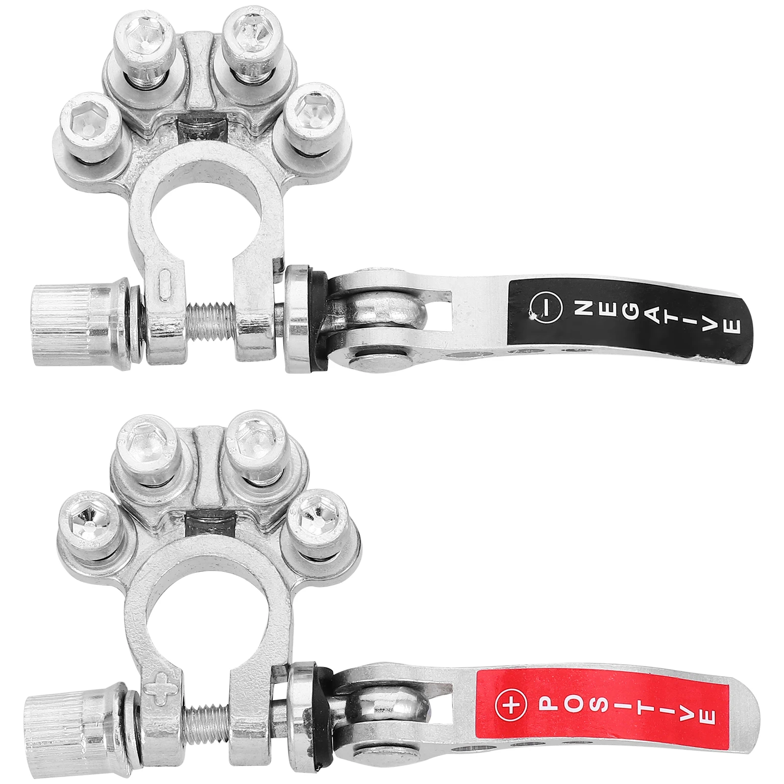 1 conjunto de conectores kit liga zinco carro post braçadeira chave para desconexão rápida conexão segura pós adaptador carro