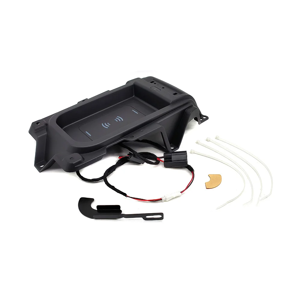 

00016-34506 Wireless Charger Tray For Toyota Tundra 2014-2021 15-Watts Fast Charging Center Console Tray Replacement 0001634506