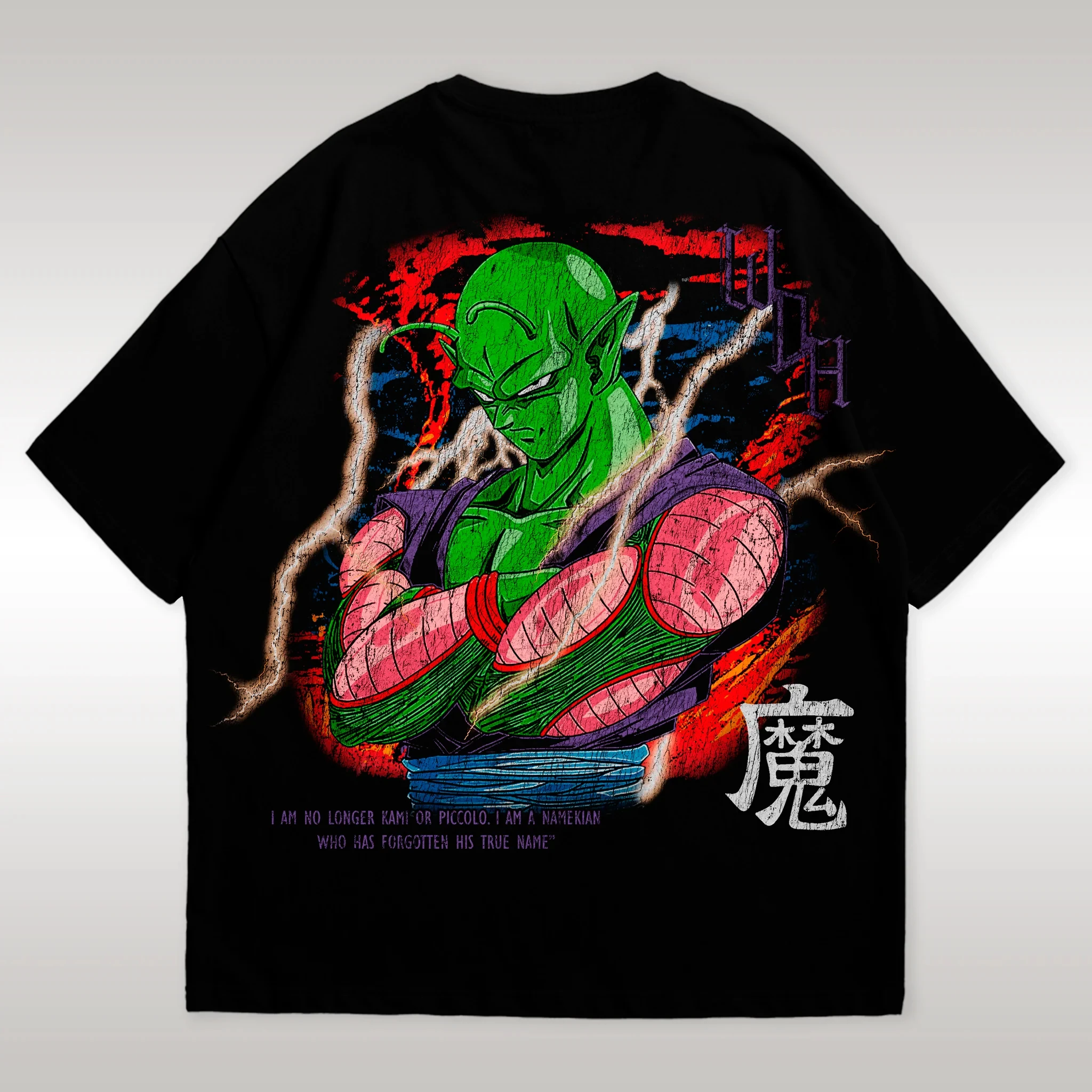 

Футболка Dragon Ball Z Piccolo Namekian 2026 для детей и взрослых, аниме-топы Y2K, оверсайз джерси, подходит для повседневной носки и тренировок