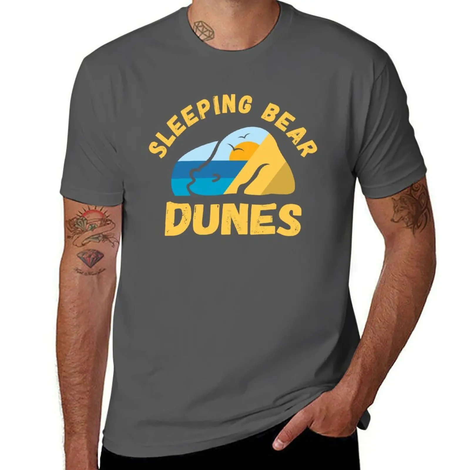 

Sleeping Bear Dunes T-Shirt Quick Dry Light Sports T-Shirt