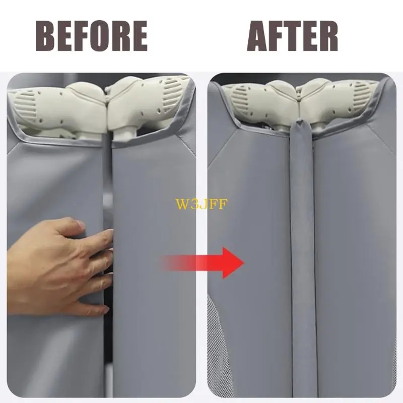 قطعتان من بطانات الحماية السميكة من W3JF لقضبان السرير تمنع مخاطر الانحباس