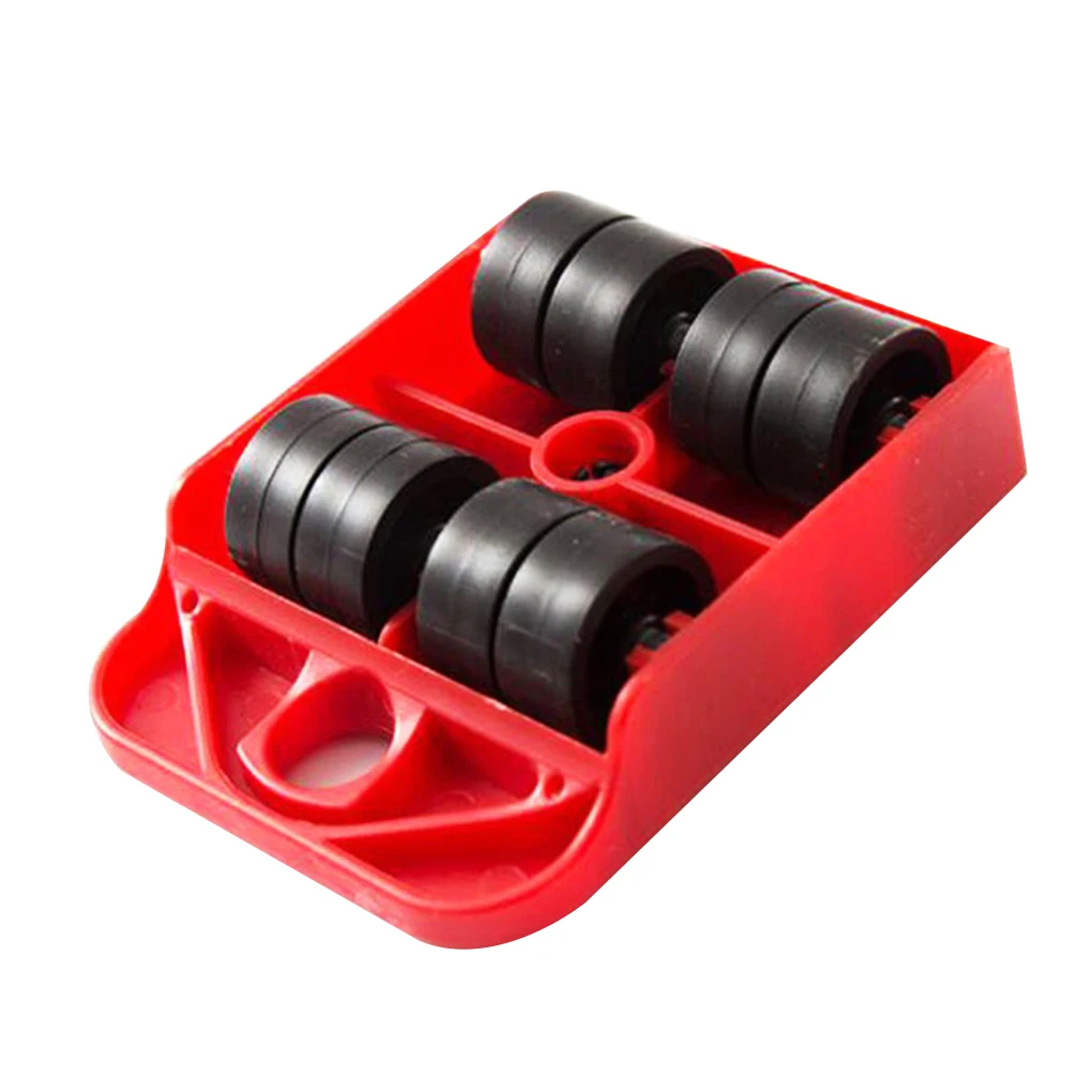 5 Pcs set Furniture Moving System Heave Furniture Sofa Wardrobe Wheel Move Slider Moving Tool