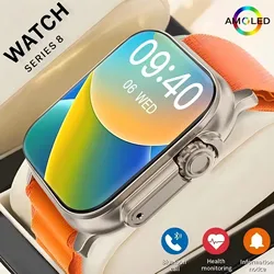 Original T900 Ultra 2 Smart Watch 49mm Men Women Bluetooth Call BT Music Game Wireless Charging NFC Smartwatch For Android IOS