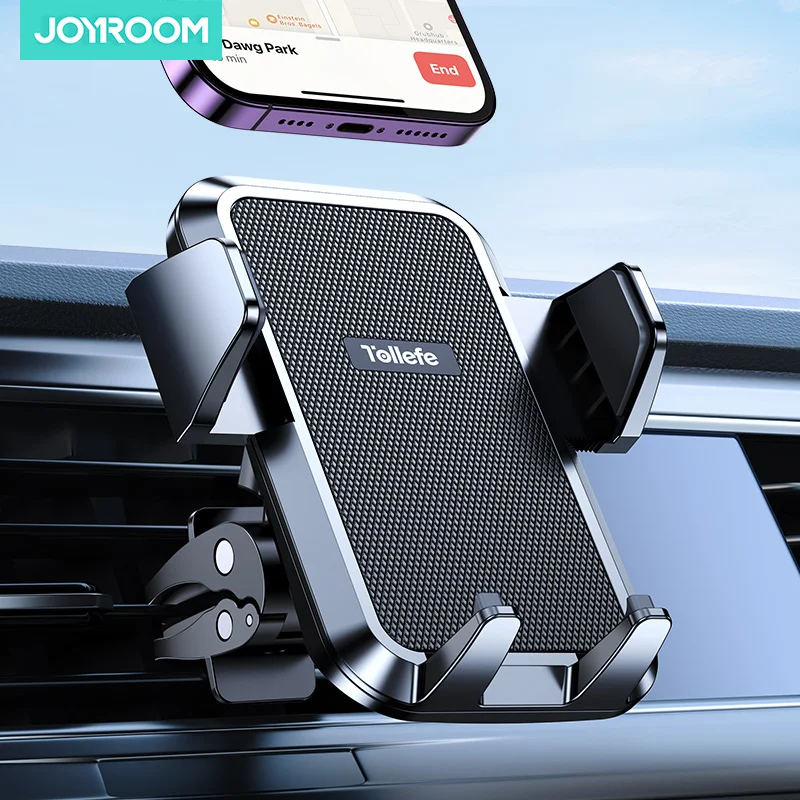 Joyroom Upgraded Car Phone Holder Military-Grade Protection Big Phone And  Thick Cases Friendly Hands Free Air Vent Car Mount - AliExpress 202192403
