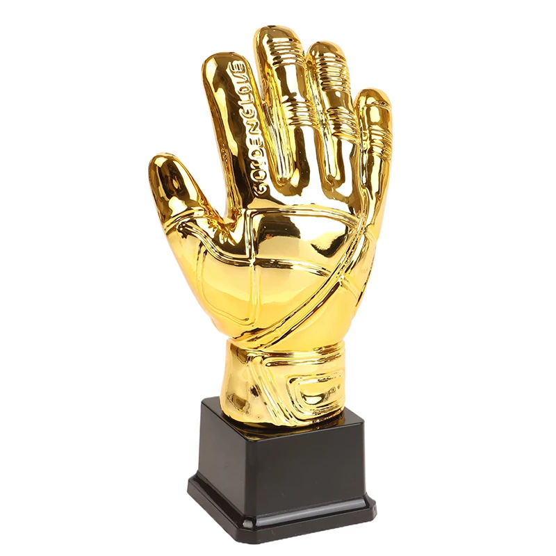 Golden Gloves Football Trophy Winner Gold Trophys Goalkeeper Gamesoccer Competition Adult Glove School Kids Awardtrophies Cup