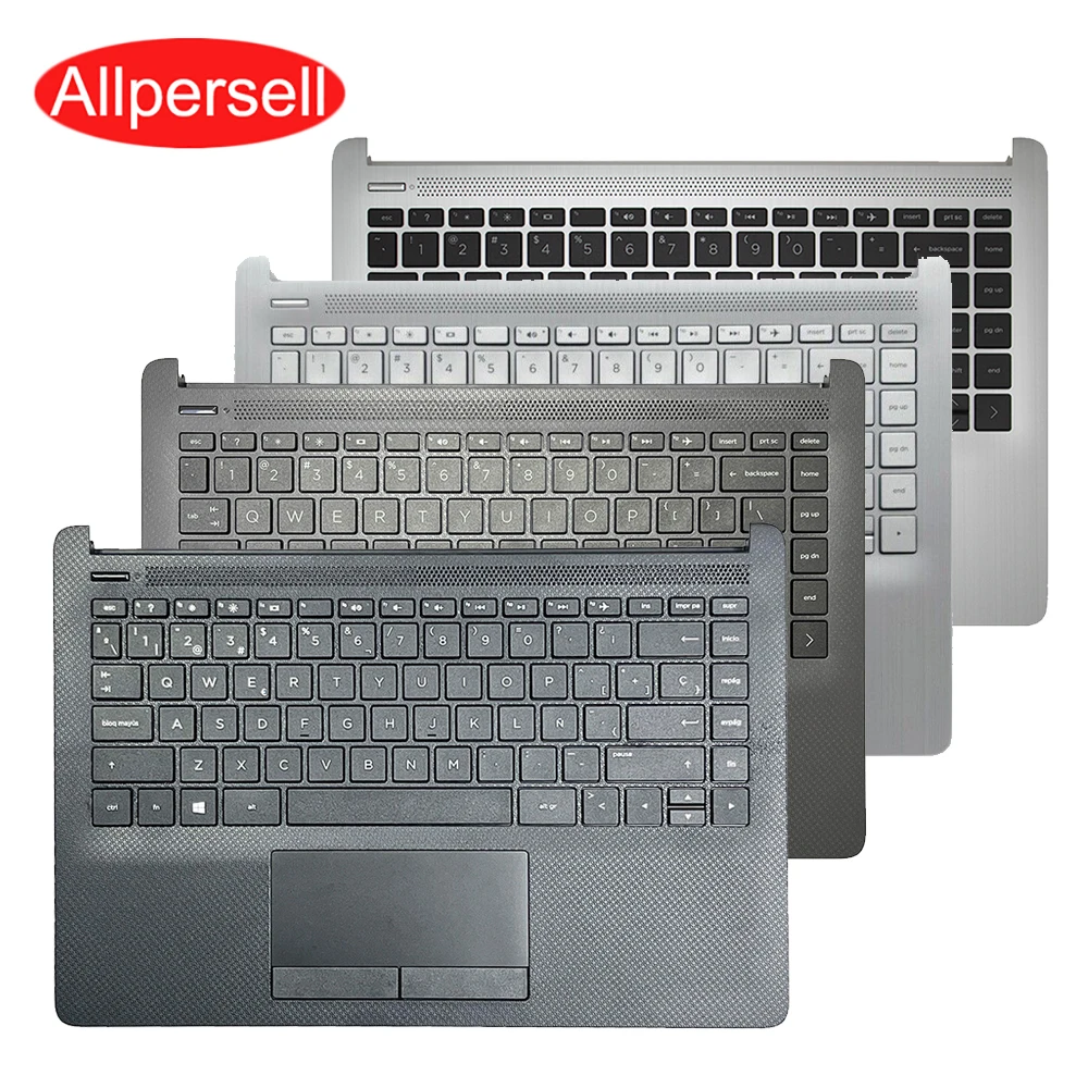 For TPN-I130 TPN-I135 14S-CF CR DK DP Laptop upper Cover Palm Rest Keyboard Touchpad M23367-001 L24818-001
