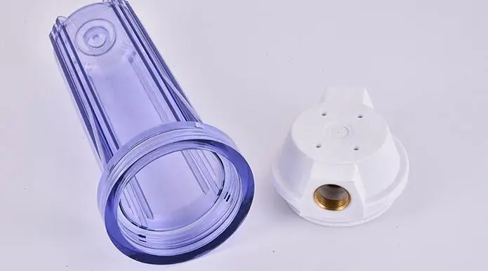 10 inch transparent PET filter housing household water purifier pre-filter pipe filter single-stage water purifier