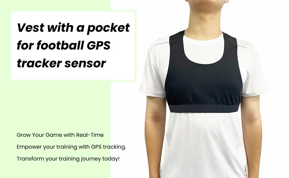 Spandex Tracker Vest for Soccer Player Performance Breathable Fitness Trackers Wearable Training Equipment