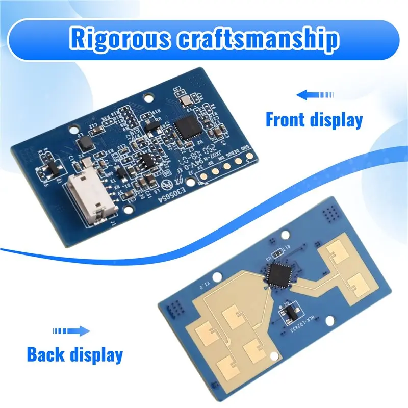 B67C Human Body Motion Tracking 24G Mm Wave LD2452 Radar Sensor Module Trajectory Detection Sensing Range Distance