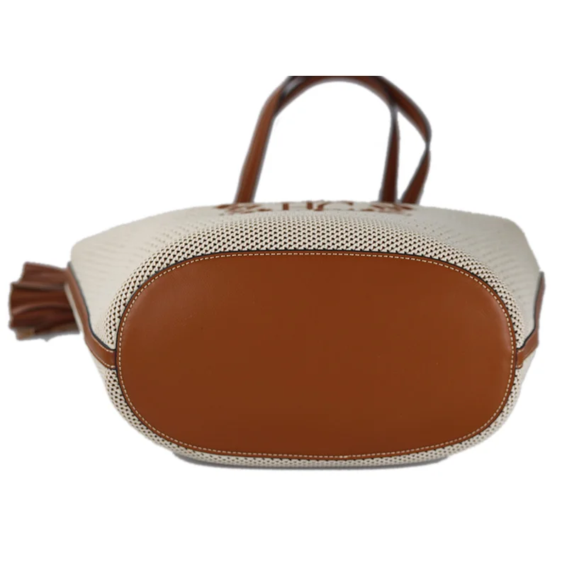 حقيبة يد نسائية ذات علامة تجارية فاخرة جديدة ذات سعة كبيرة ومتعددة الوظائف وسلة خضروات حقيبة شاطئية حقيبة كتف كلاسيكية #6