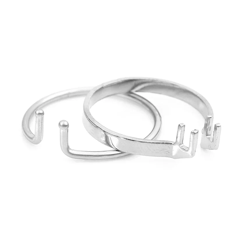 100 قطعة من أربطة مصفوفة الأسنان الملحنية المقطعية مع حلقتين و # 1398 مجموعة ترميم مشبك التشكيل #5