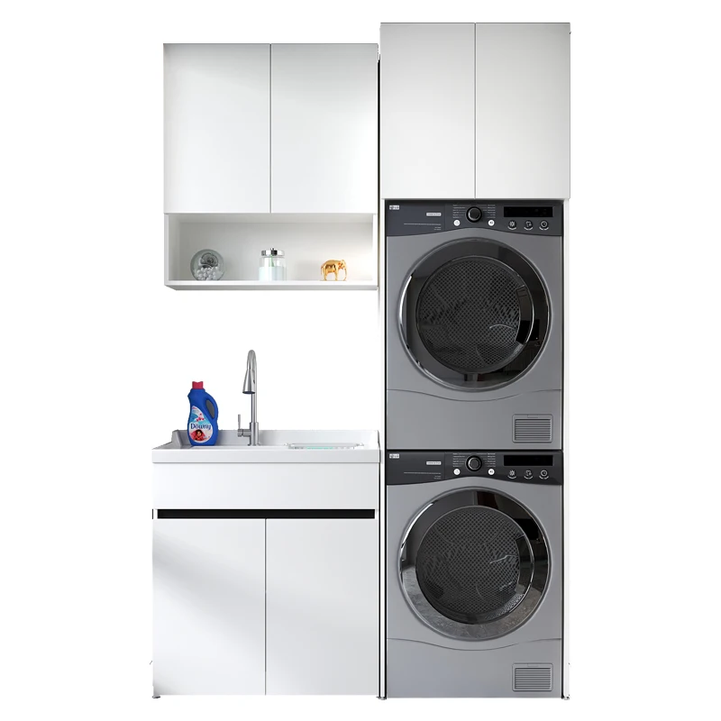 

Угловая резка, балкон, алюминиевый двойной шкаф для стиральной машины, наложенный шкаф для сушки, открытый бассейн