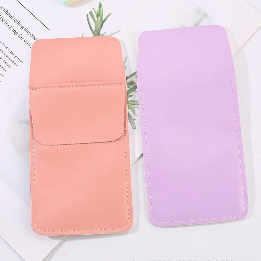 Accessories Double-Layer Office Hospital Supplies Leather Pencil Case Pen Holder Leak-Proof Pen Pouch Pocket Protector