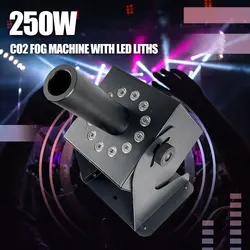 250W Co2 Fog Machine LED Stage Lights With DMX 512 Control Professional Special Stage Effect For DJ Disco Home Party