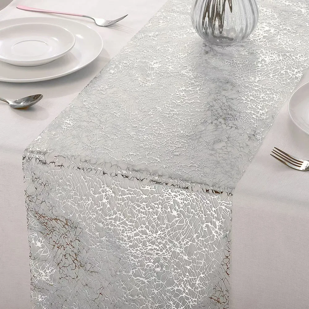 

Elegant Sparkling Glitter Table Runner Luxury Rectangular Table Cover Shimmery Polyester Sequin Tablecloth Birthday Celebration