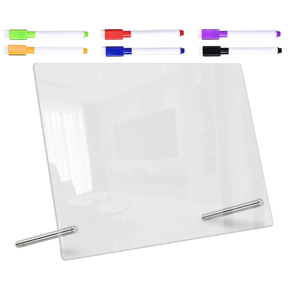 Writing Board Clear Dry Erase Office Desk Calendars Acrylic Standing Whiteboard