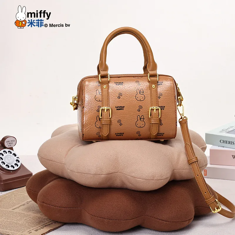 

Сумка Miffy Rabbit, аниме, милый мультфильм, простая, креативная, мультистильная, с принтом граффити, повседневная, универсальная, сумка на плечо, подарок для девочки