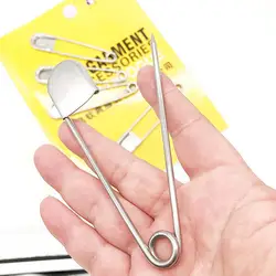 12.8cm Stainless Steel Wrapped Safety Pins Laundry Large Button Pins Large Pins Safety Pin Diy Sewing Tools Accessory