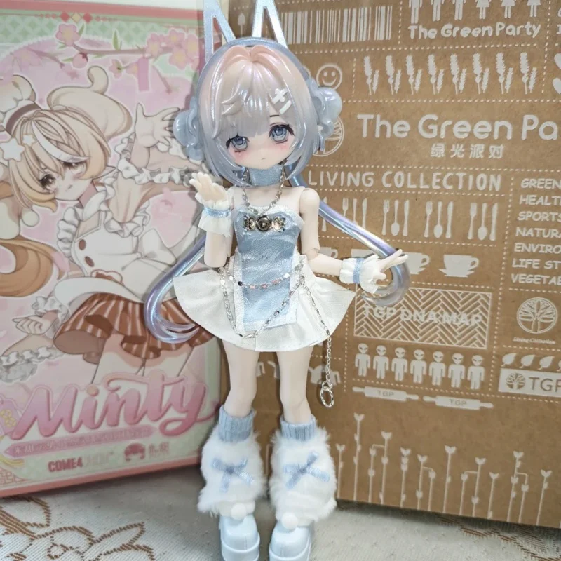 حقيقي Come4free Minty V3 فورتشن زلة الروح سلسلة صندوق أعمى كاواي 1/8 Bjd دمية الحلي عمل الشكل صندوق غامض اللعب هدية