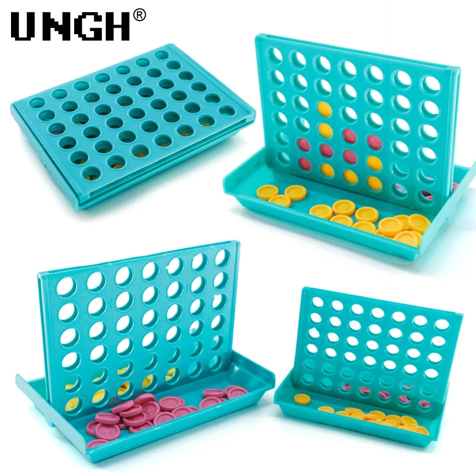 

UNGH Four In A Row Bingo Chess Connect Classic Family Board Game Toys Fun Educational Toy for Kids Children Entertainment Game