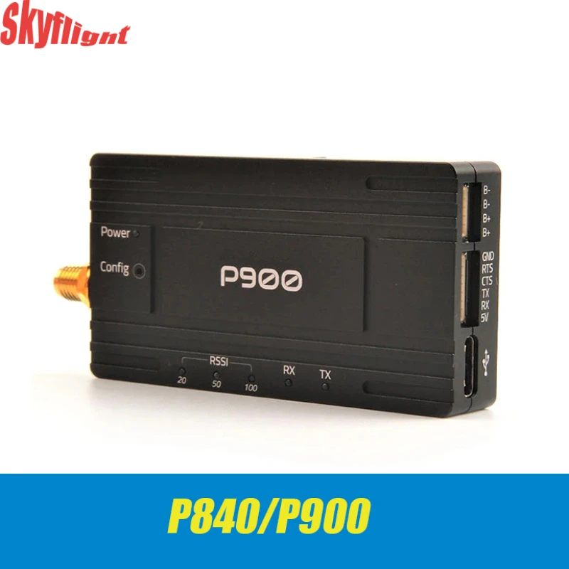 

Радиомодуль Holybro P900 900 МГц 1 Вт на основе микротвердого чипа дальнего действия для Pixhawk / APM / PaparazziUAV
